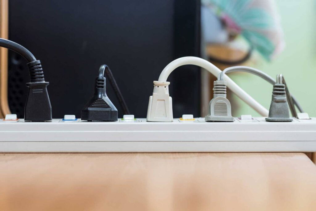 Reasons to Add Whole House Surge Protection 2 Picture of electrical power strips burden add outlets with SESCOS